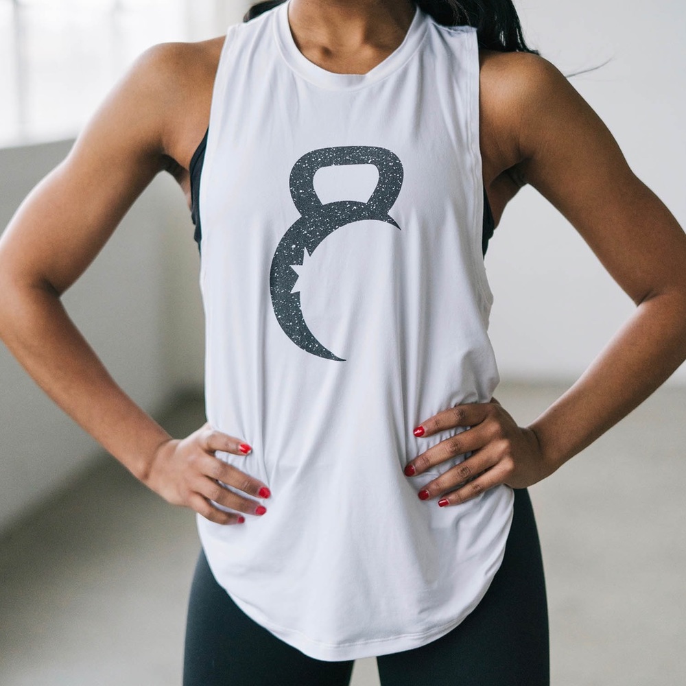 Zyia White Kettle Moon Tank